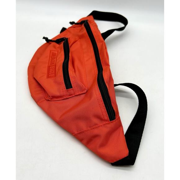 American Eagle Unisex Adult Solid Burnt Orange Fanny Lumbar Pack EUC 3 Pocket - Picture 4 of 10